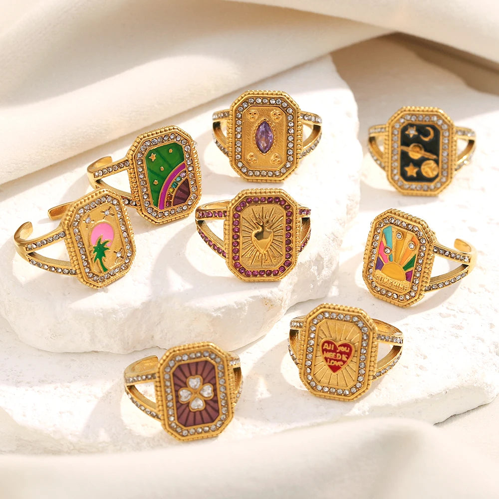 Cosmic Tale Rings