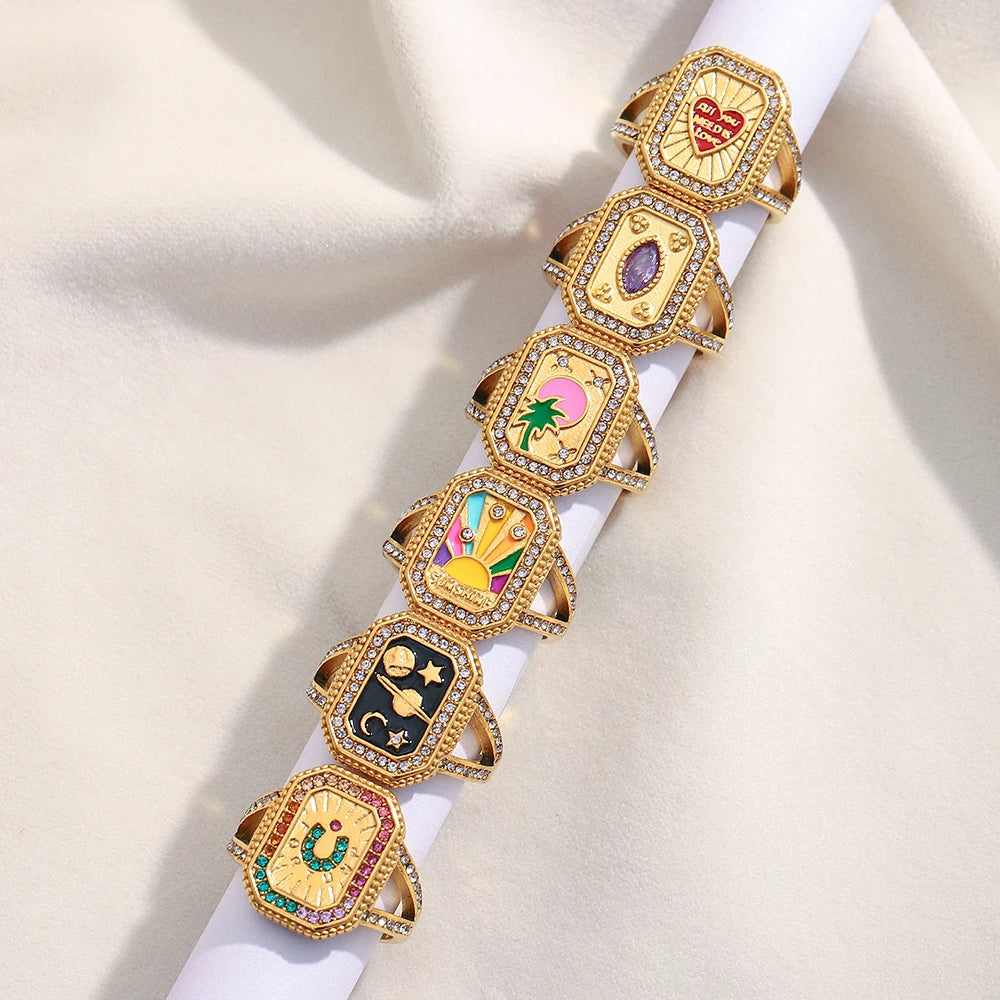 Cosmic Tale Rings
