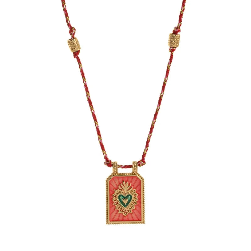 Retro Gold Plated Symbol Necklaces