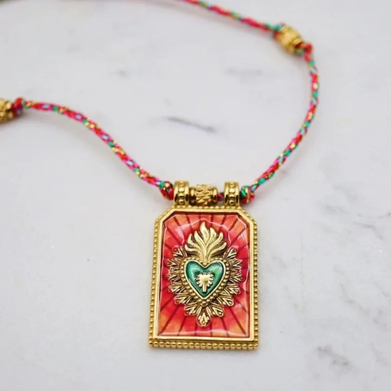 Retro Gold Plated Symbol Necklaces