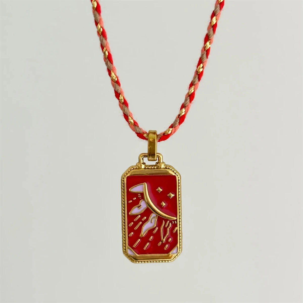 Colourful Tarot Pendant Necklaces