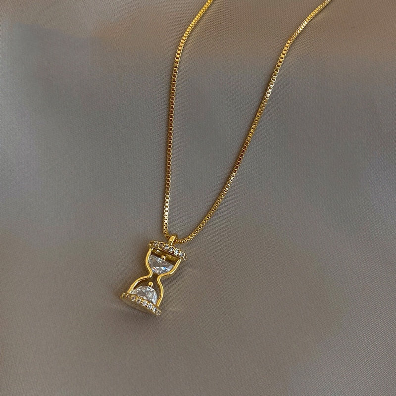 Hourglass Pendant Necklace