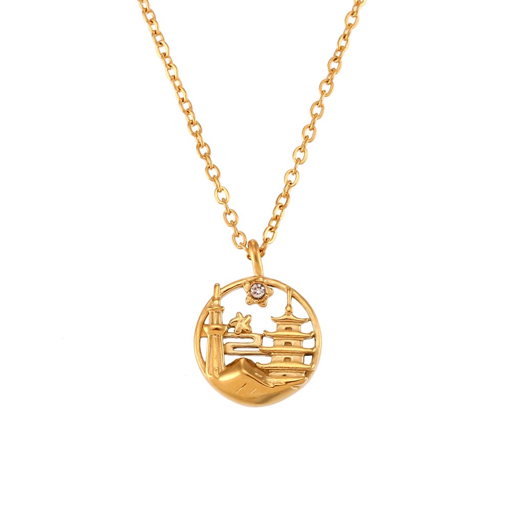 Iconic City Pendant Necklace