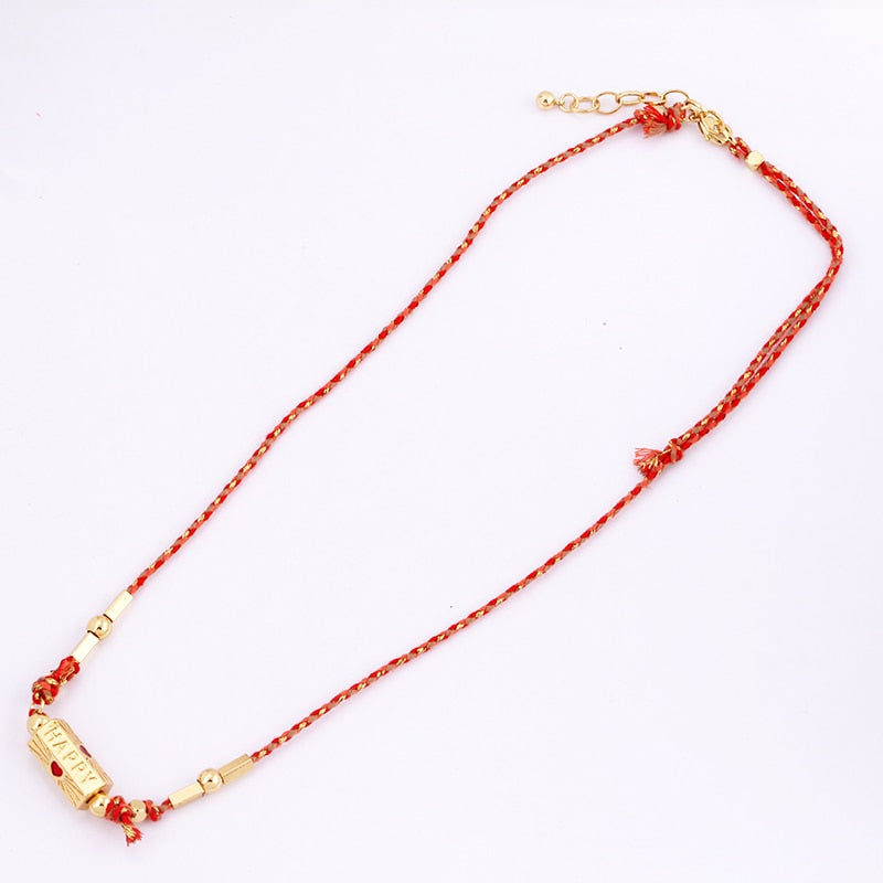 Bohemia Barrel Pendant Necklace