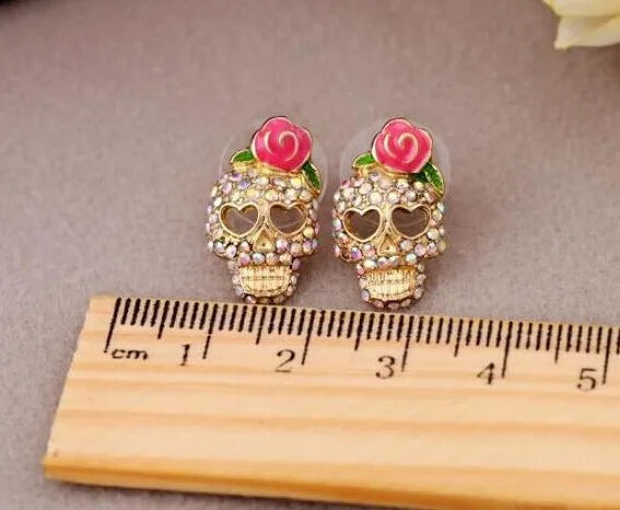 Vintage Skull Earrings