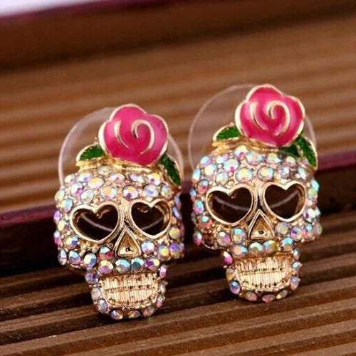 Vintage Skull Earrings