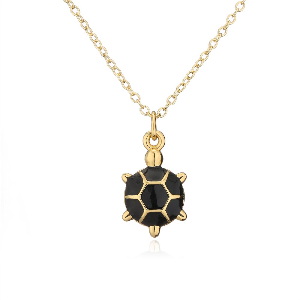 18K Gold Plated Turtle Pendant Necklace