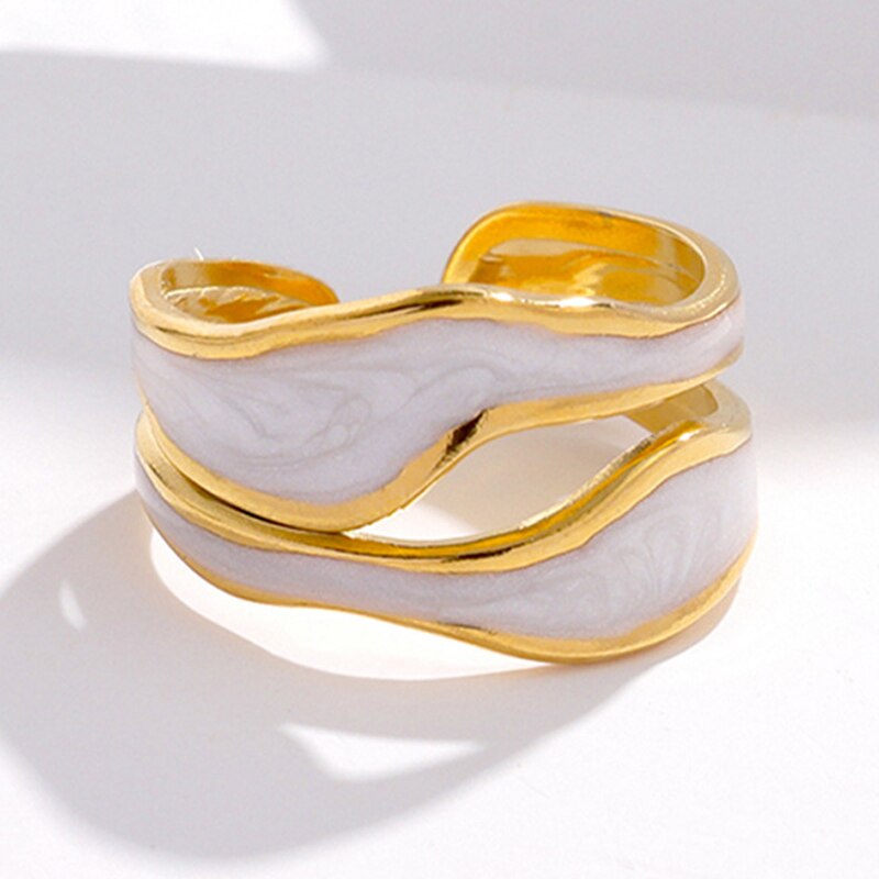 Minimalist Irregular 18K Gold Plated RIng