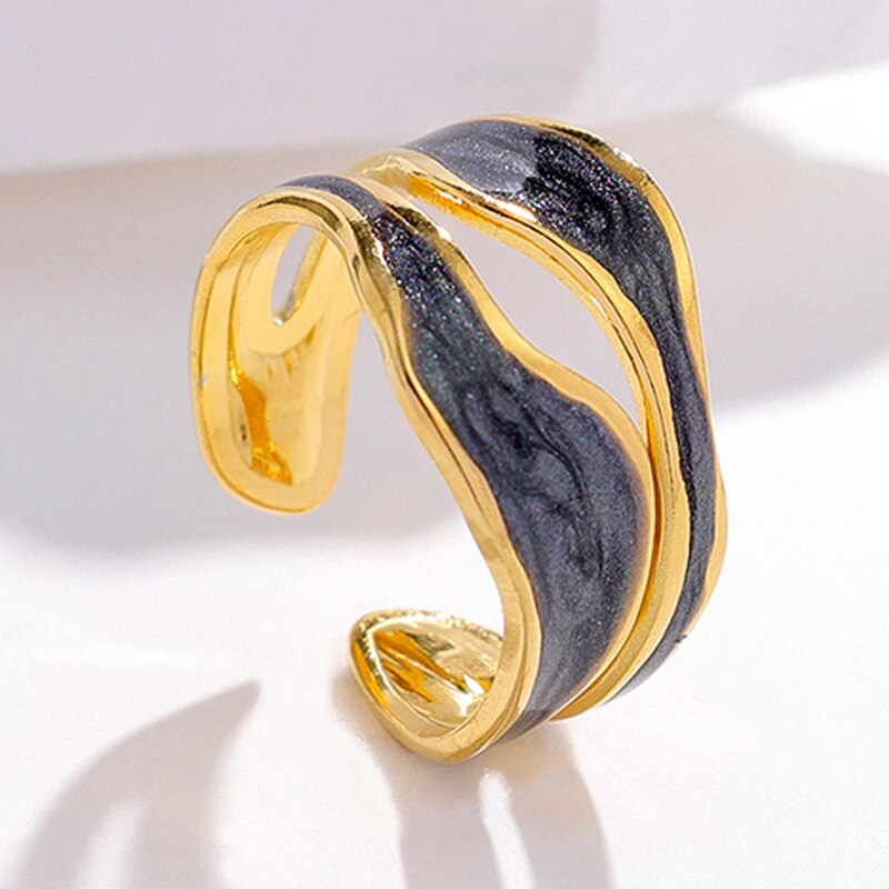 Minimalist Irregular 18K Gold Plated RIng