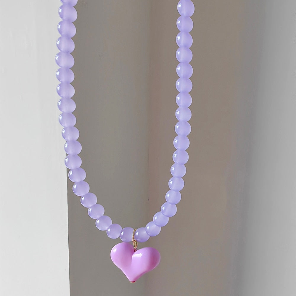 Love Heart Adjustable Choker