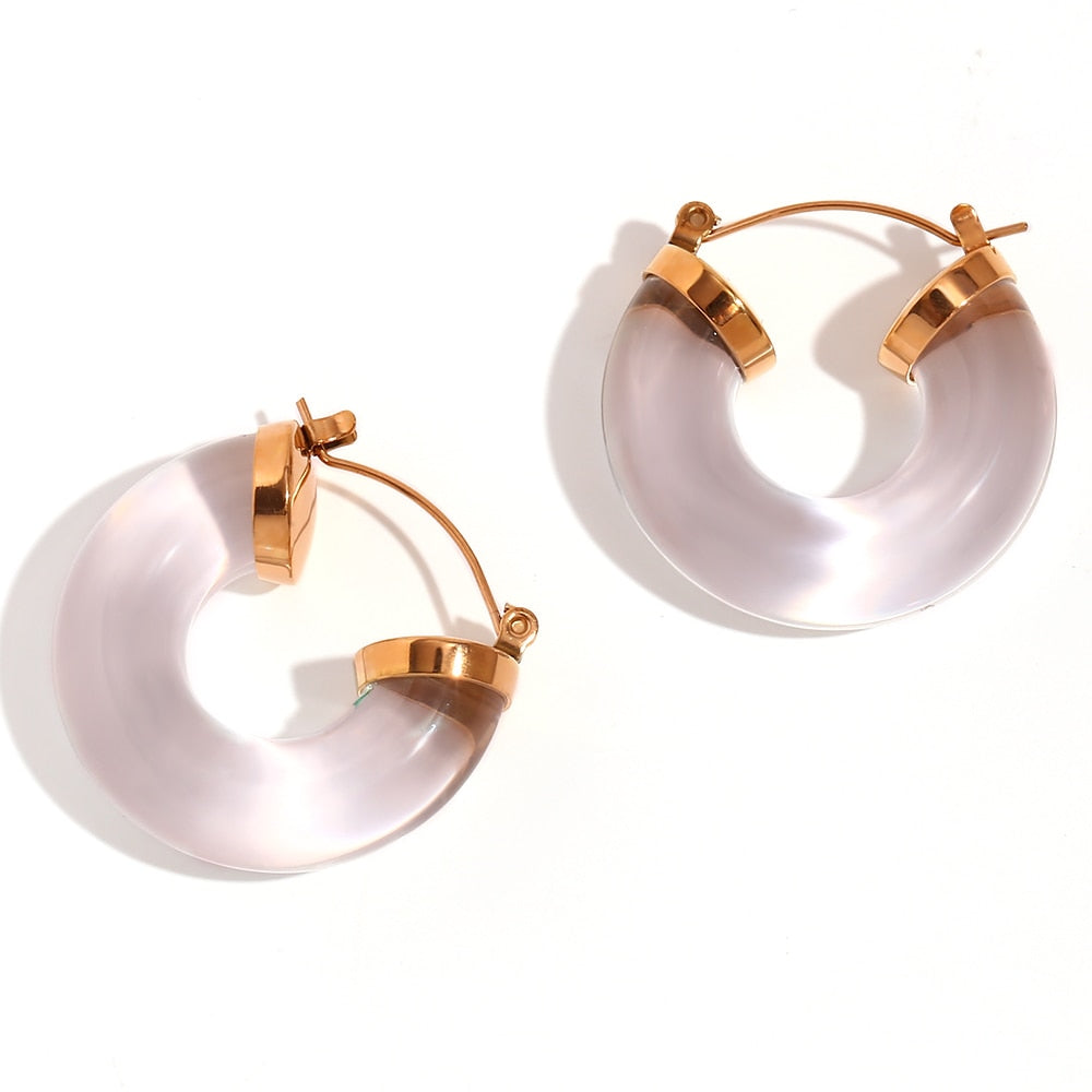 Acrylic Chunky Hoops