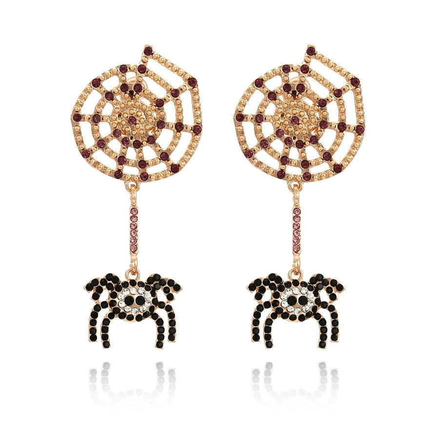 Spider Web Earrings