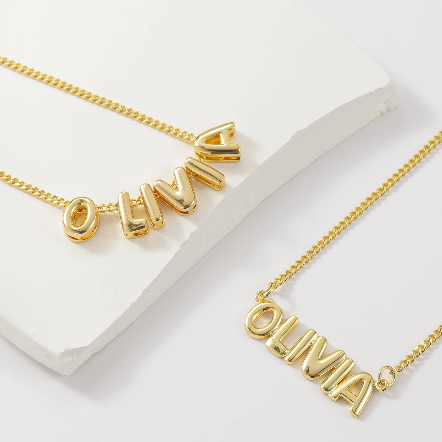Capital letter name necklace online