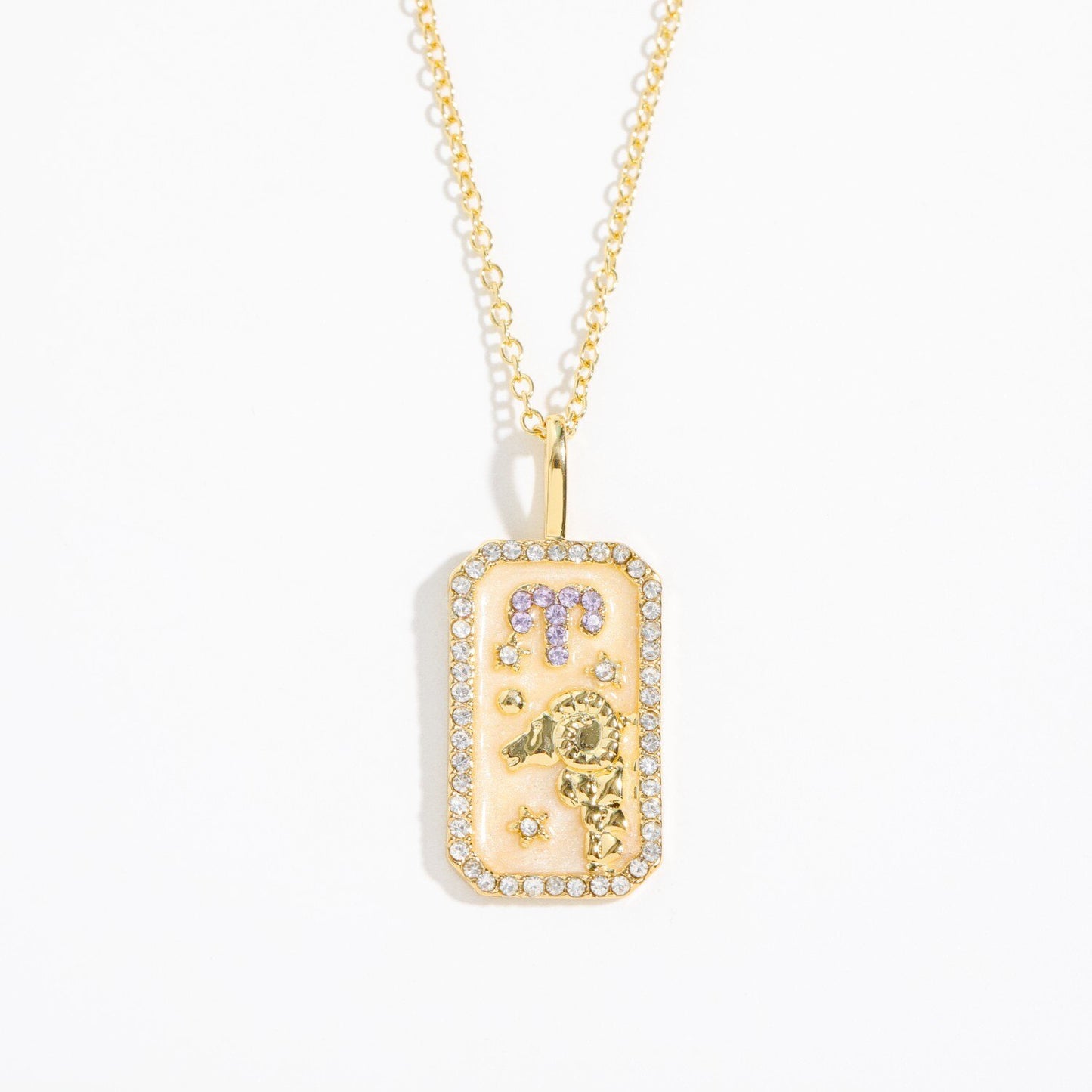 Colourful Intricate Zodiac Pendant Necklace