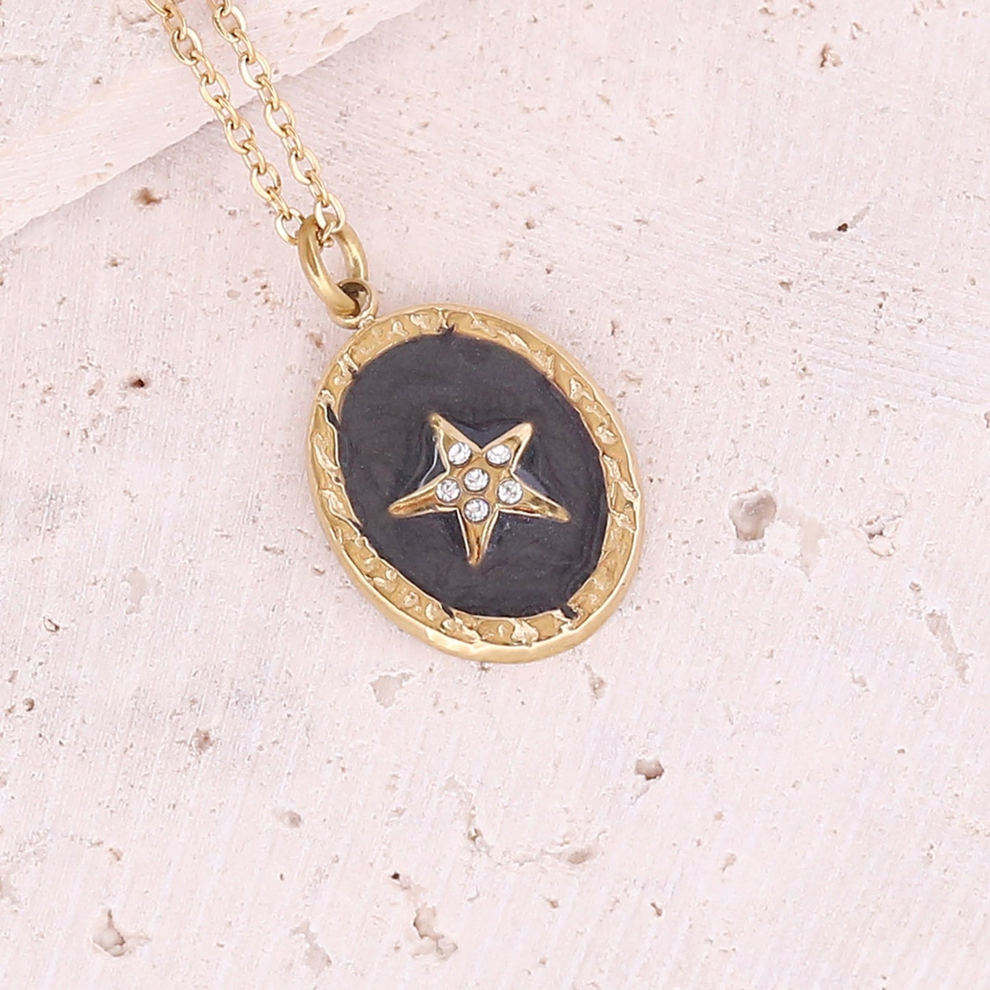 Enamel Summer Pendant Necklace