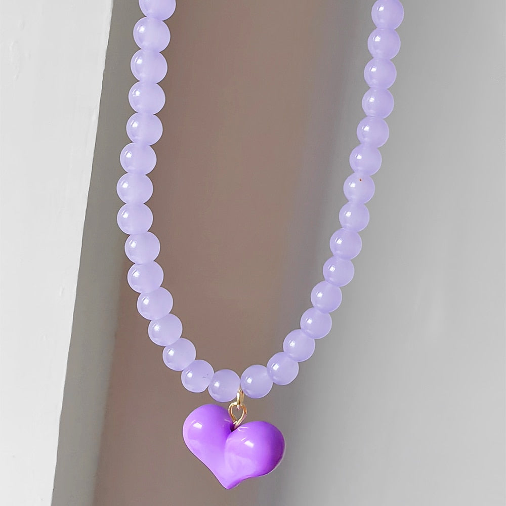 Love Heart Adjustable Choker