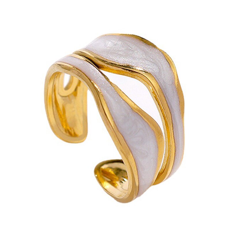 Minimalist Irregular 18K Gold Plated RIng