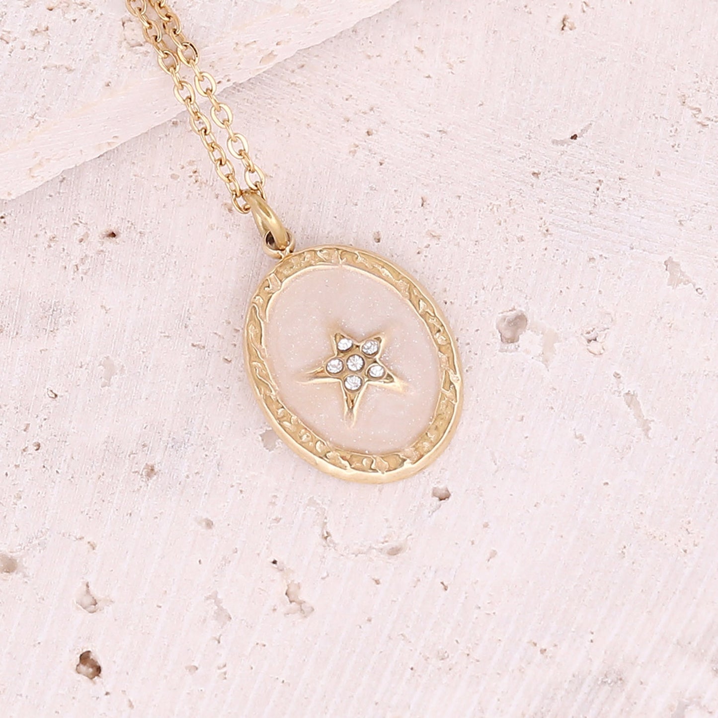 Enamel Summer Pendant Necklace