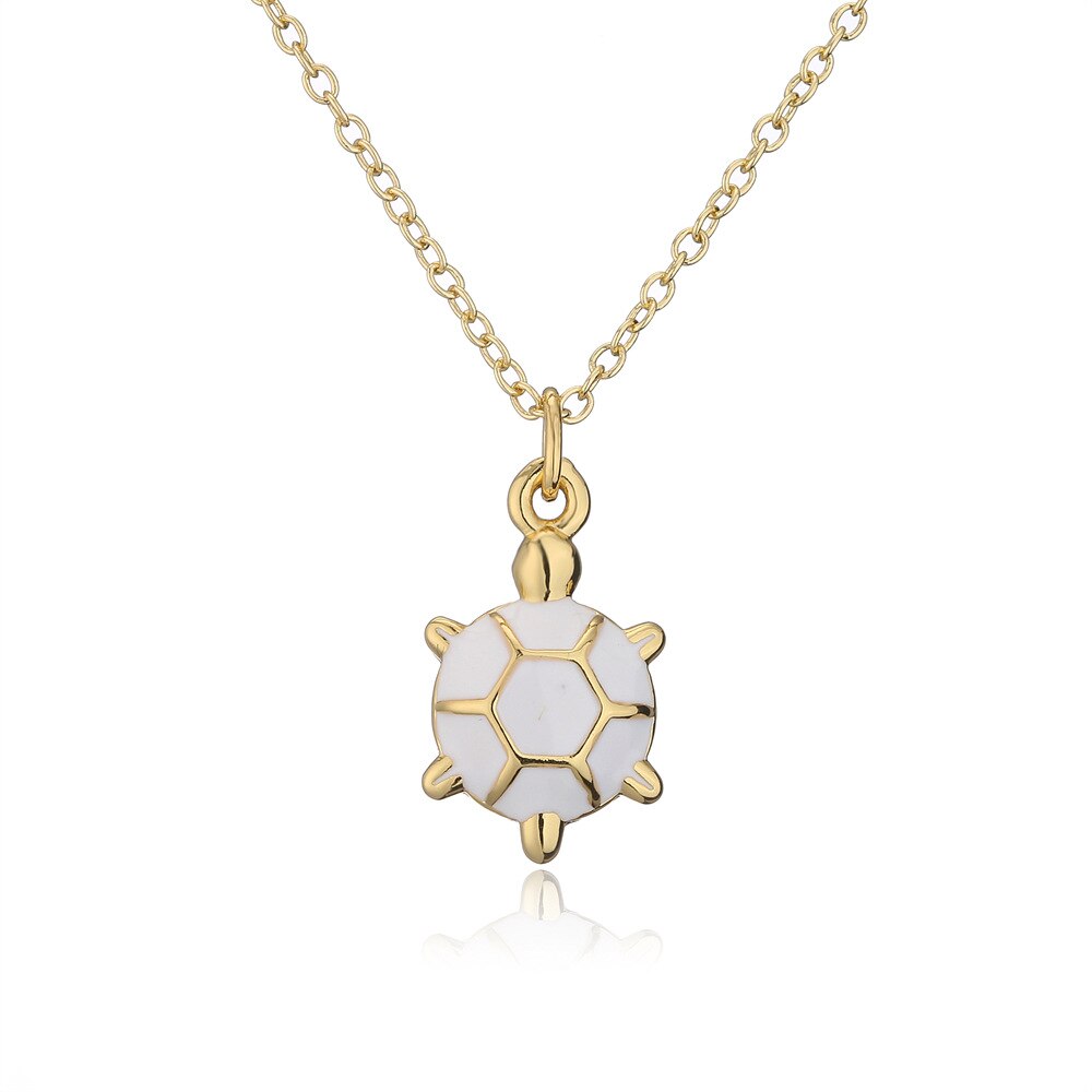 18K Gold Plated Turtle Pendant Necklace