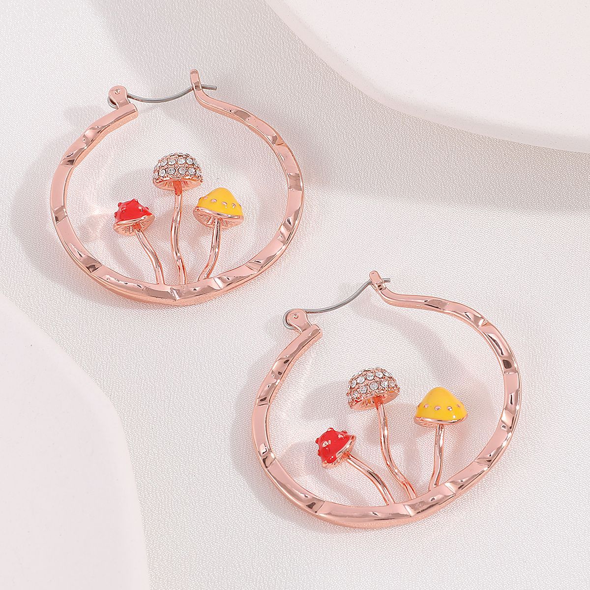 Shroom Hoop Earrings