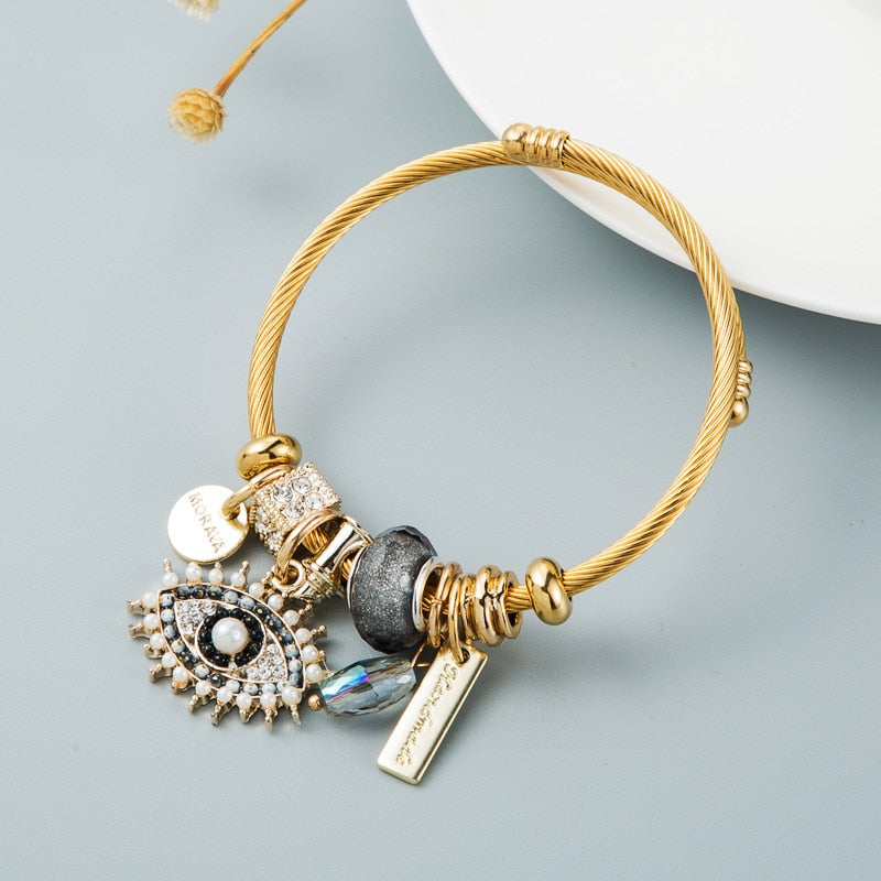 Boho Charm Bangle