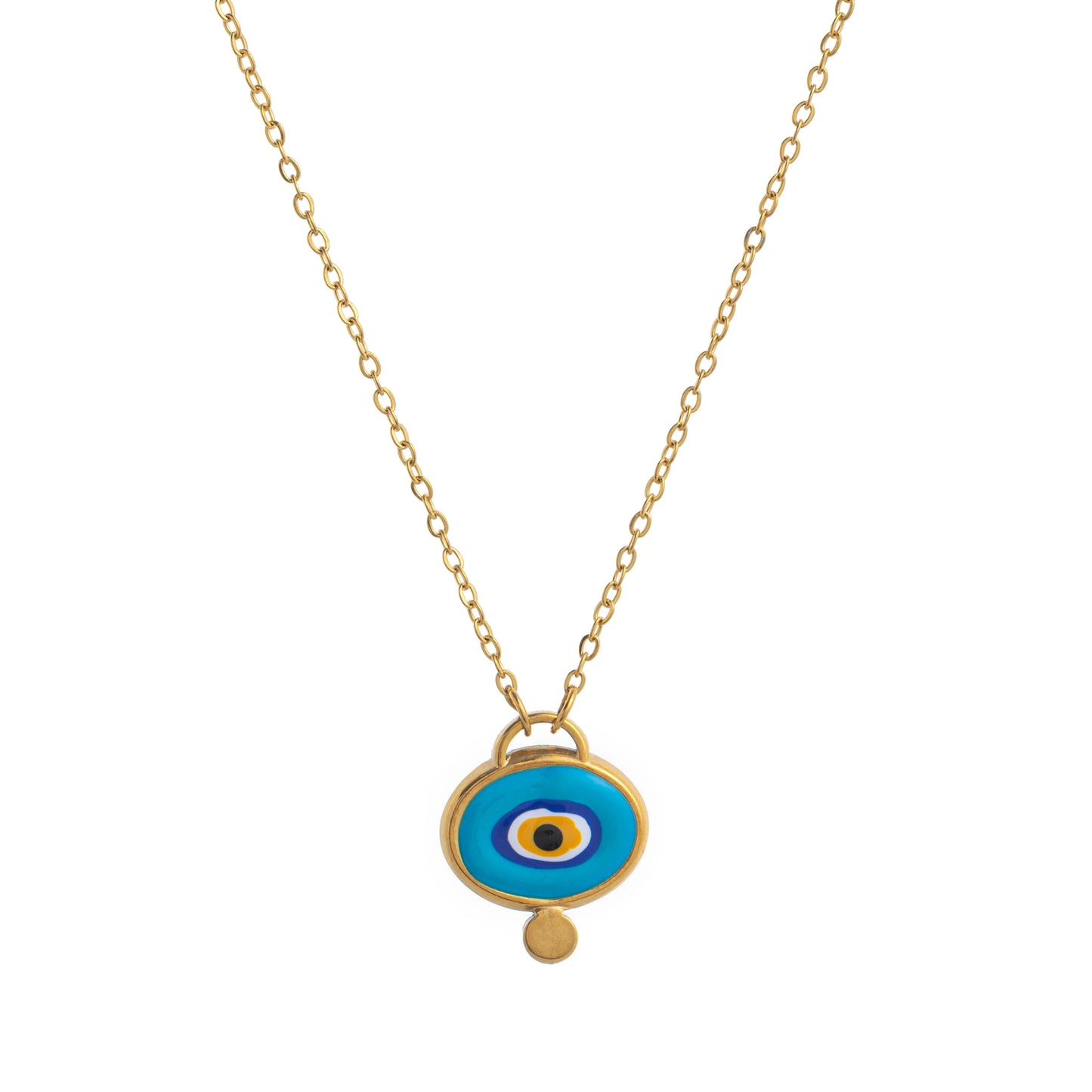 Santorini Evil Eye Necklace