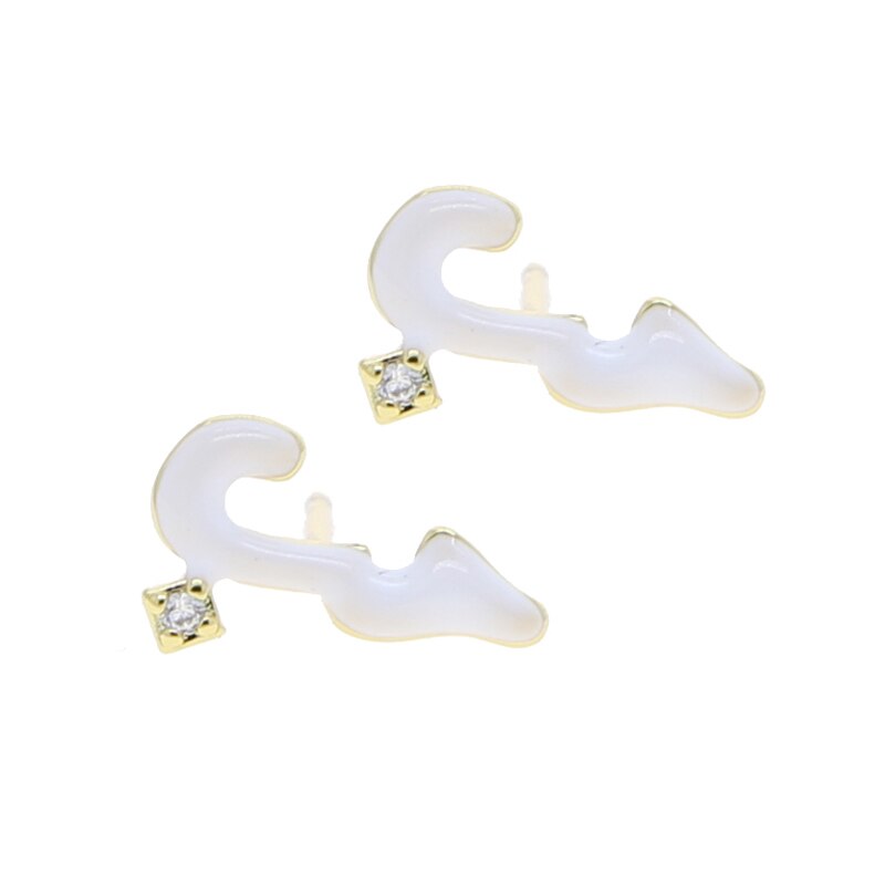 Pastel Enamel Arabic Love Studs