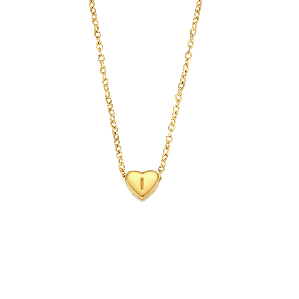 Sliding hot sale heart necklace