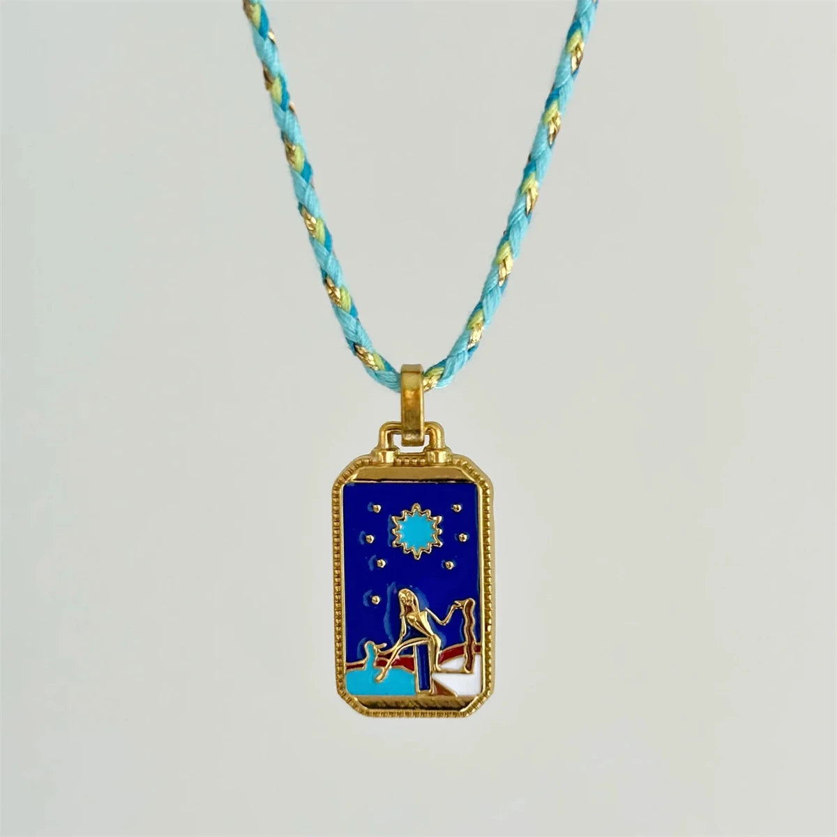 Colourful Tarot Pendant Necklaces