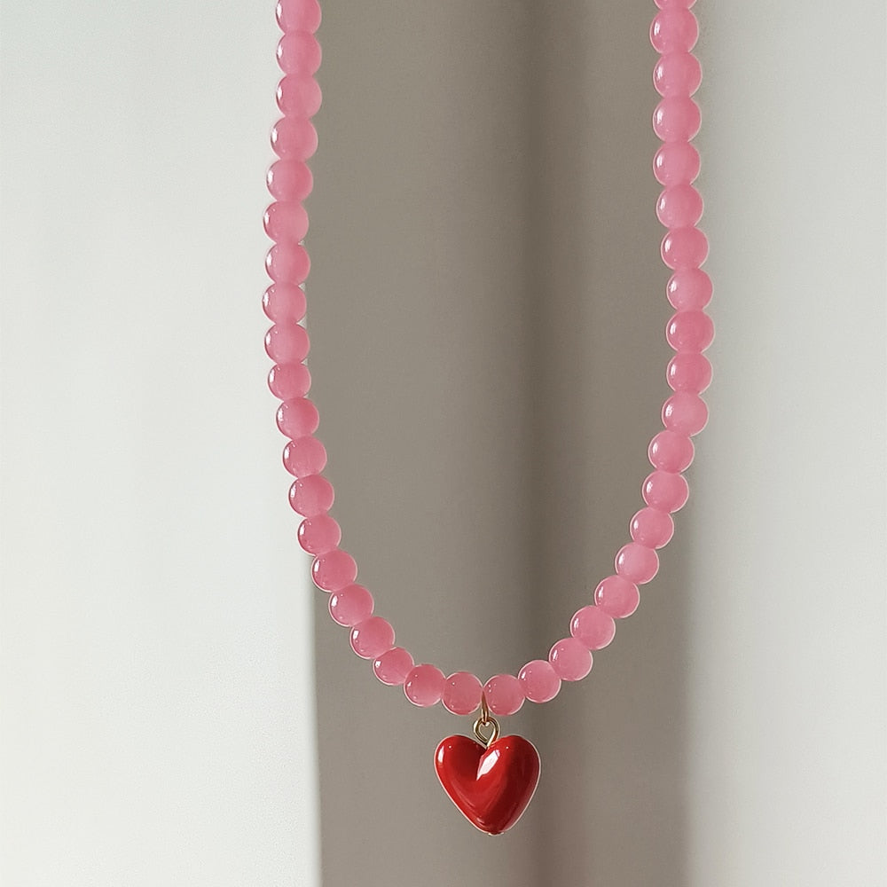 Love Heart Adjustable Choker