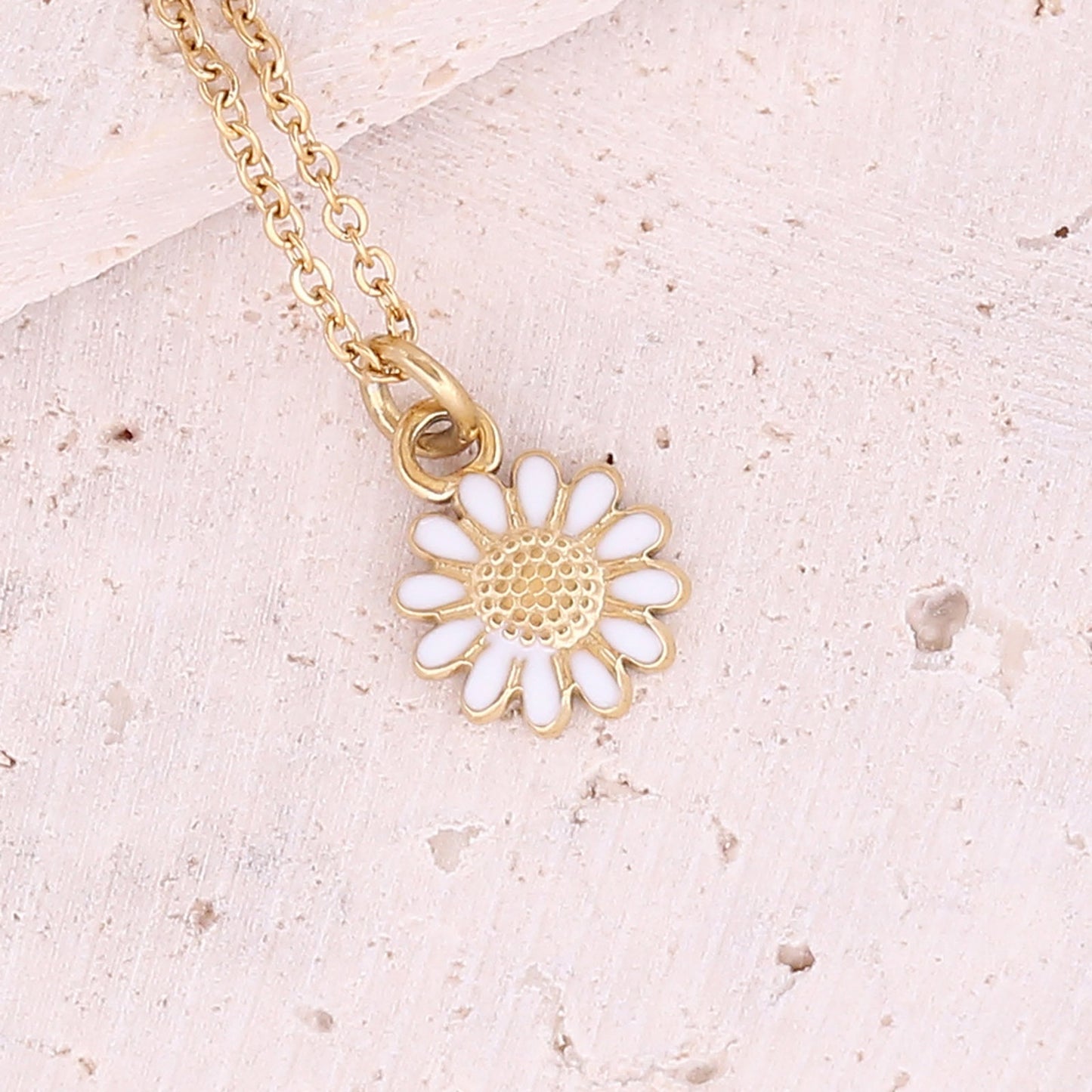 Enamel Summer Pendant Necklace