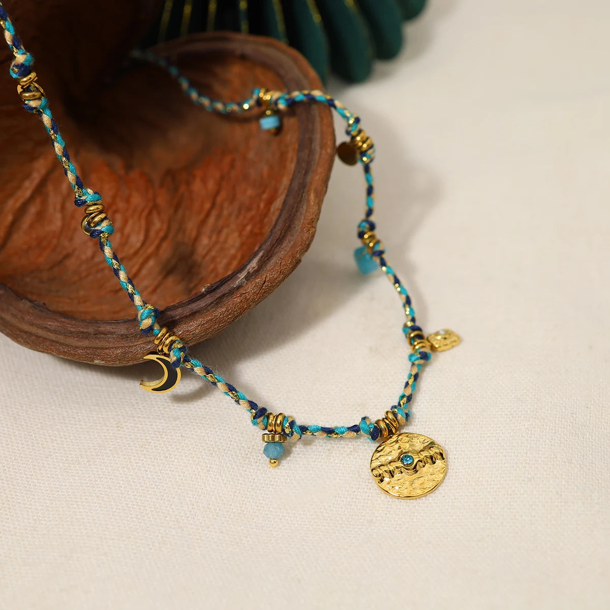 Boho Charm Rope Bracelet/Necklace