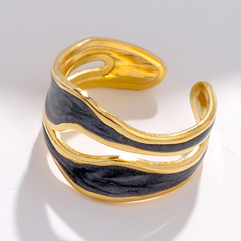 Minimalist Irregular 18K Gold Plated RIng