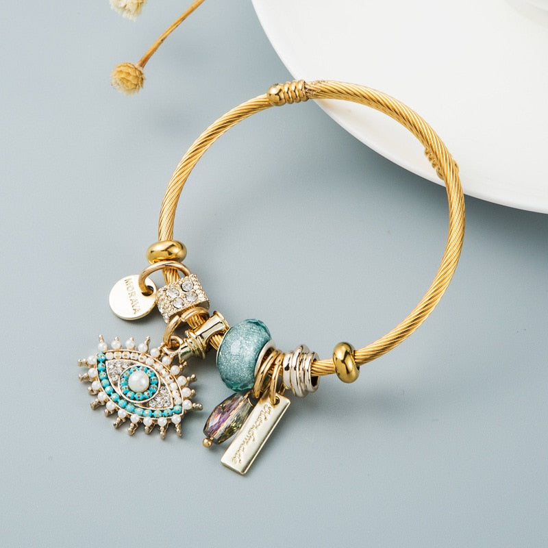 Boho Charm Bangle