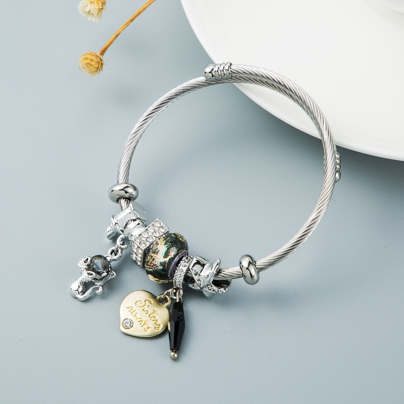 Boho Charm Bangle