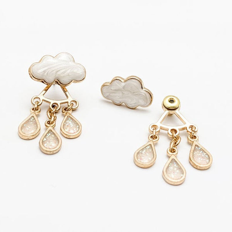 Cloud Rain Drop Earrings