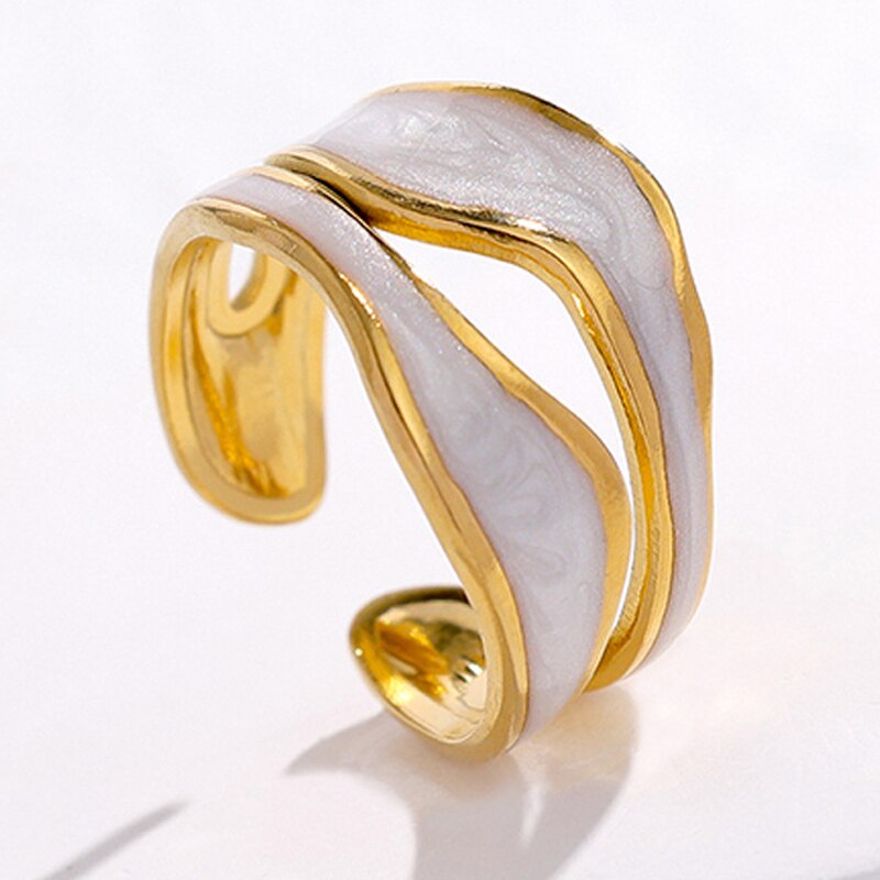 Minimalist Irregular 18K Gold Plated RIng