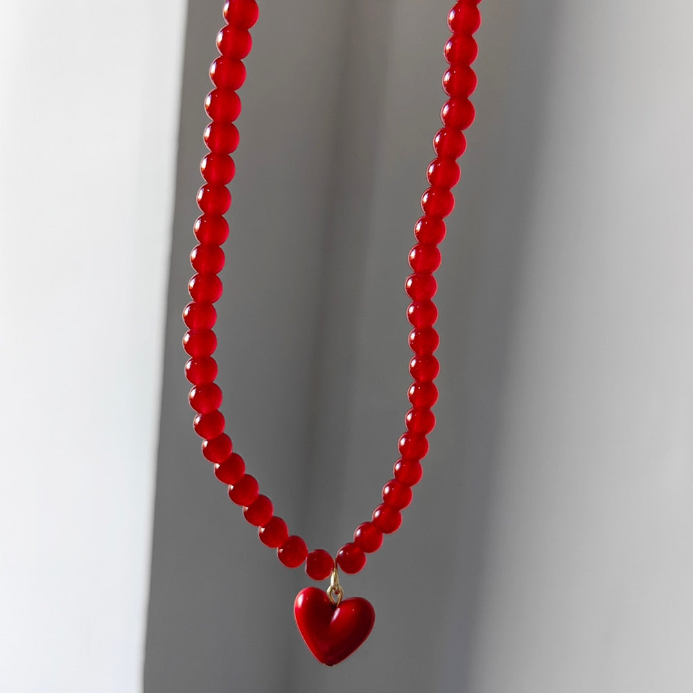 Love Heart Adjustable Choker