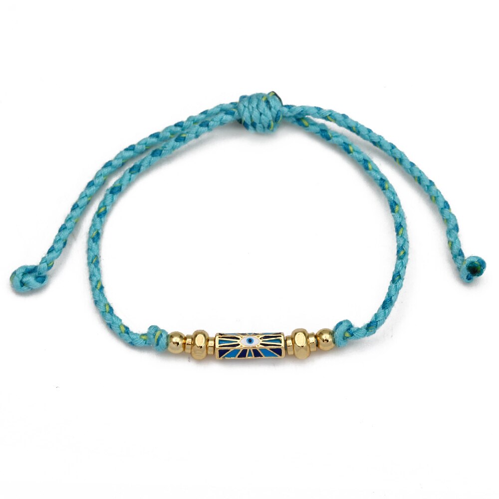 Evil Eye Bohemia Braided Rope Bracelet