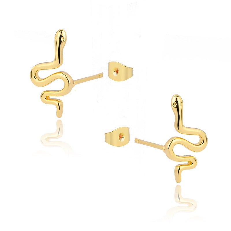 Mini clearance snake earring