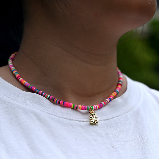 Beaded Gummy Bear Adjustable Choker