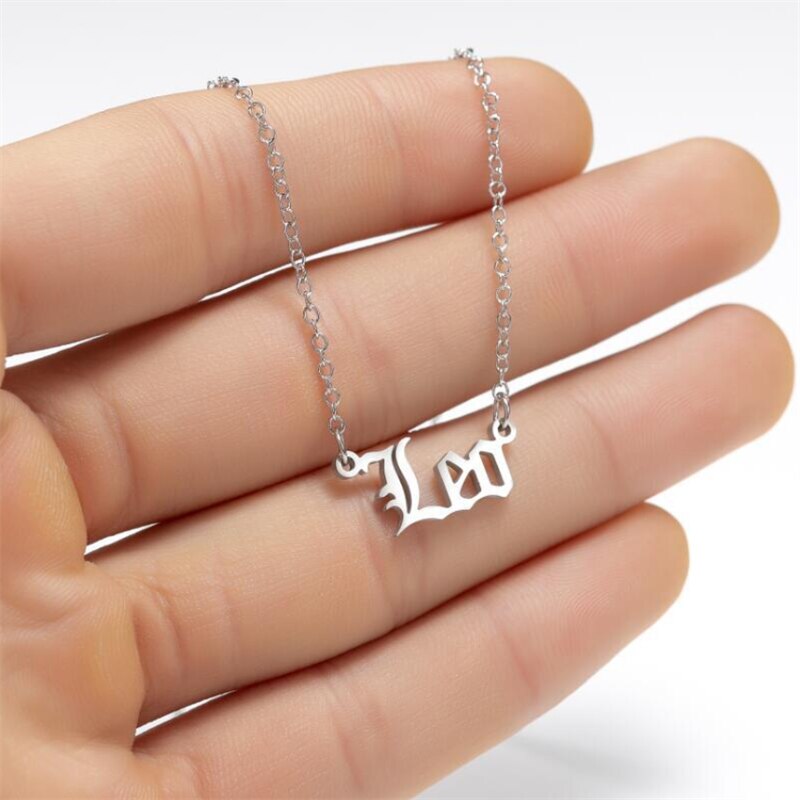 Zodiac Name Necklace