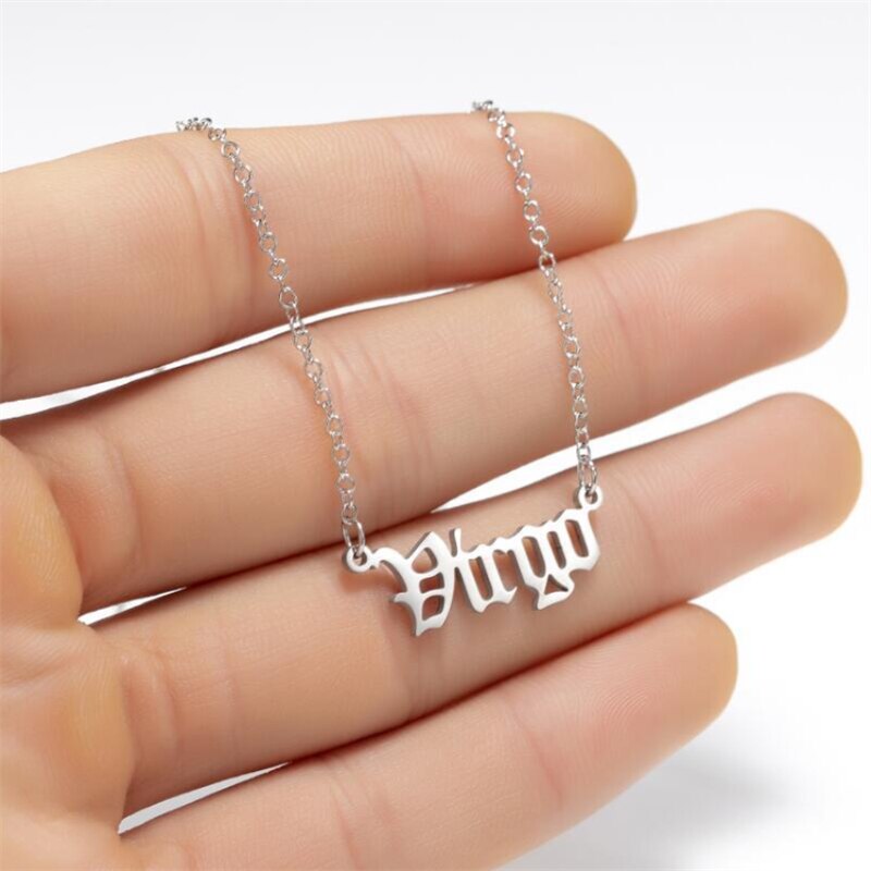 Zodiac Name Necklace