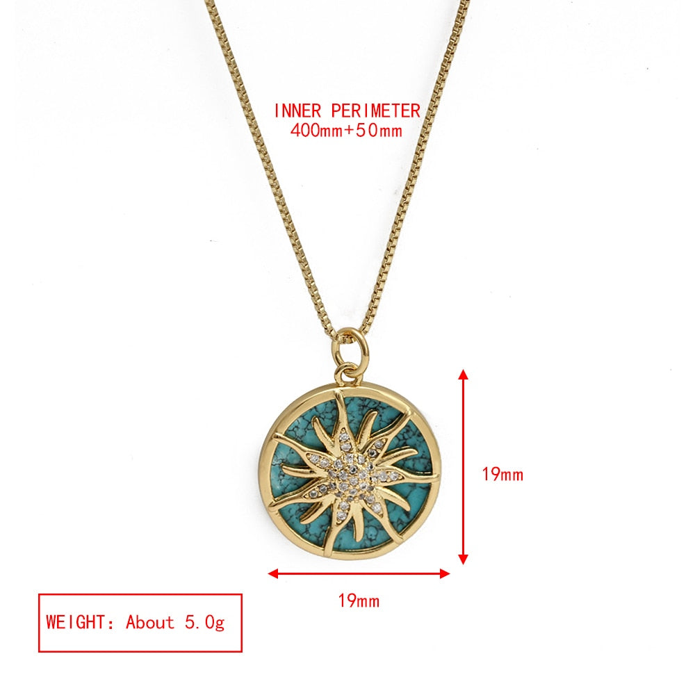 Starburst Pendant Necklace