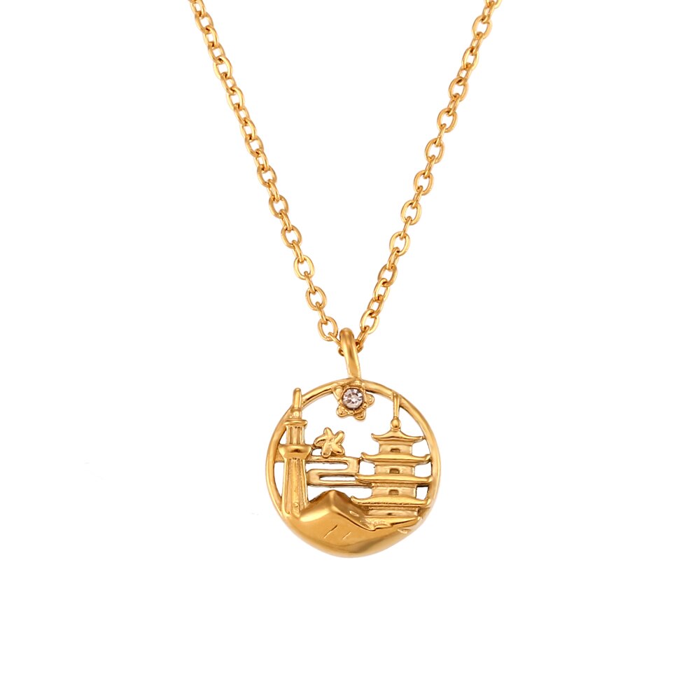 Iconic City Pendant Necklace