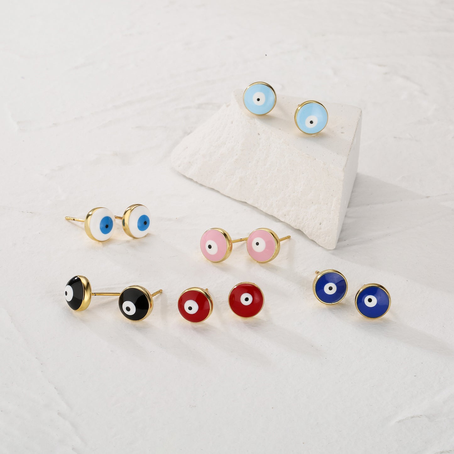 Evil Eye Stud Earrings