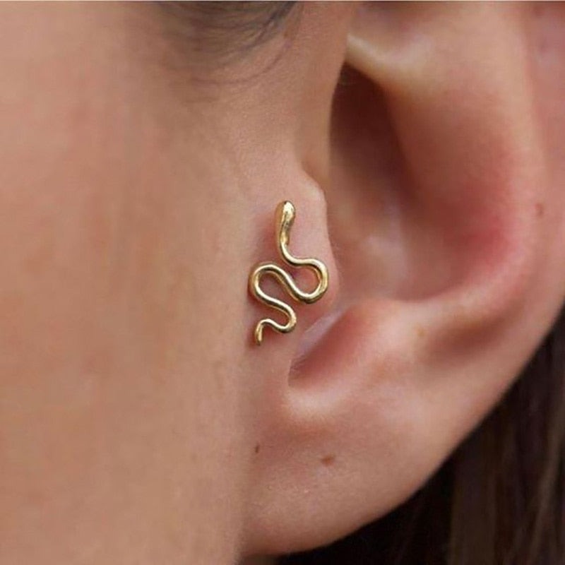 Snake hot sale stud earrings